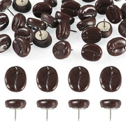 Pins per caffè 30 pezzi - Spillini decorativi per dita - Puntine per segnare il legno - Accessori per bacheca - Puntine per bacheca in gomma - Dimensioni 16 mm - Spillini per bacheca