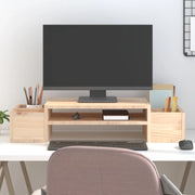 Supporto per Monitor 70x27,5x15cm in Legno Massello di Pino cod mxl 63909