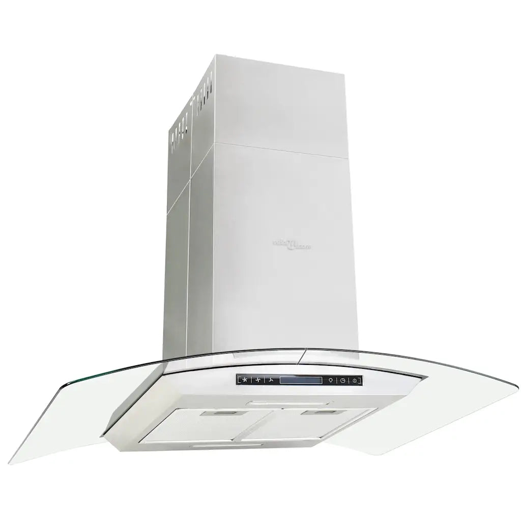 Cappa a Isola 90cm con Display LCD e Sensore Touch 756 m³/h LED 50662