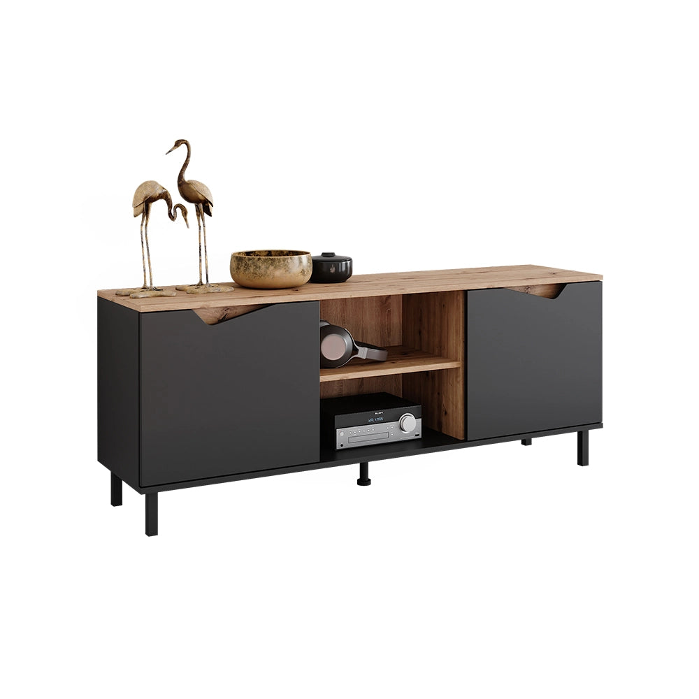 Vicco Mobile tv Antracite/Artisan 150 x 60 cm con 2 porte