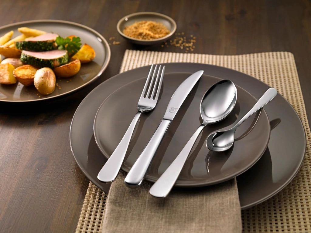 ZWILLING Set di 68 posate da tavola per 12 persone in acciaio inox 18/10 di alta qualità, opache, serie Greenwich