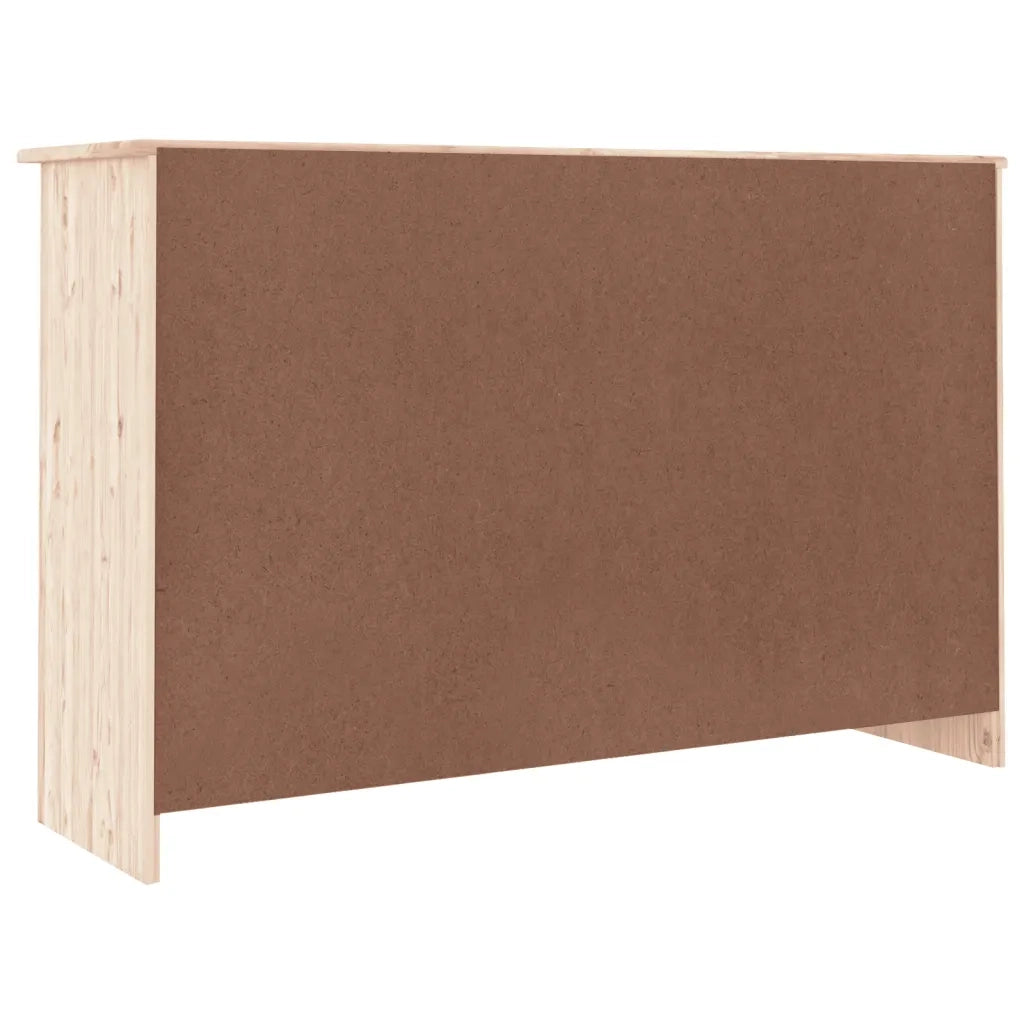 Credenza-Buffet-Armadio da cucina ALTA 112x35x73 cm in Legno Massello di Pino