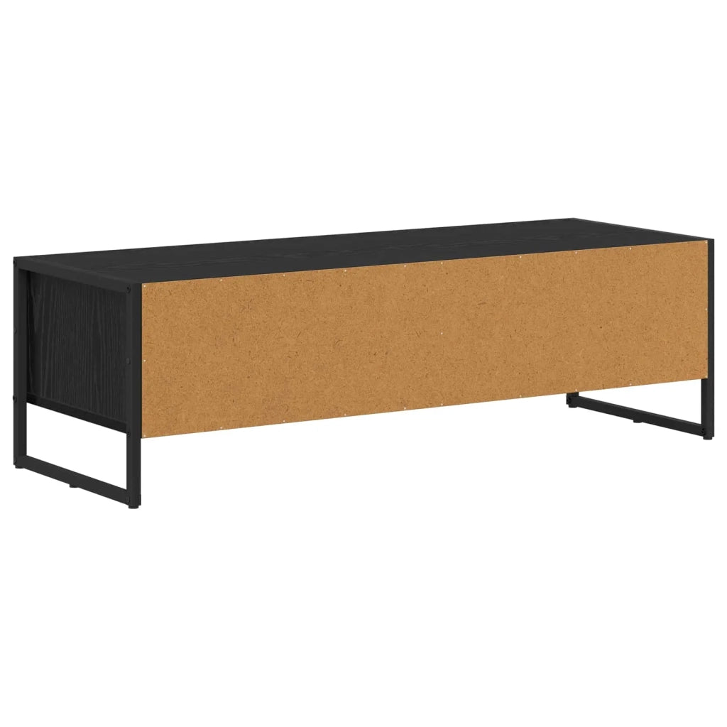 Mobile TV 100 x 36.5 x 30.5 cm Rovere Nero Legno multistrato