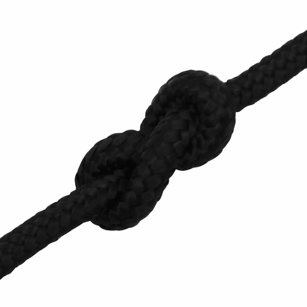 Corda multiuso 6 mm 50 m Nero Poliestere 500 kg Carico massimo 3473507
