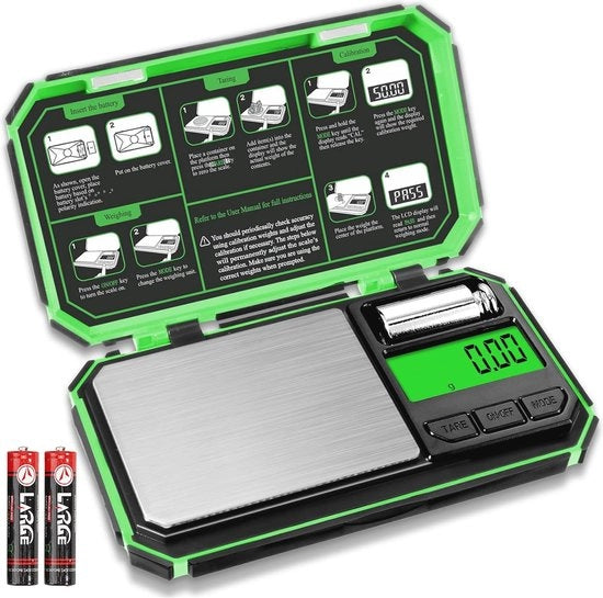 Pesa Elettronica Digitale da Cucina con Precisione 0,01 g - Ideale per Piccoli Oggetti