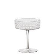 Coppa - Set 4pz Calice 25 cl Bicchiere da Cocktail e Vini Aromatici, Vetro, Design Elegante - Zafferano Made in Italy
