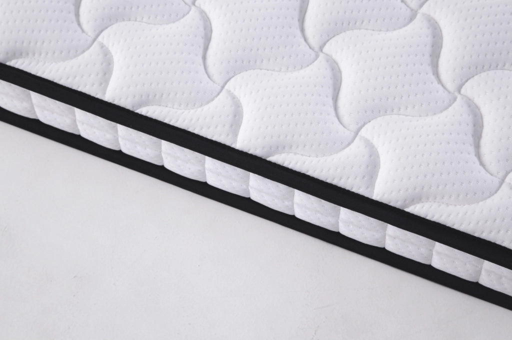 Materasso a molle insacchettate 90x200 cm alto 10 cm; bianco
