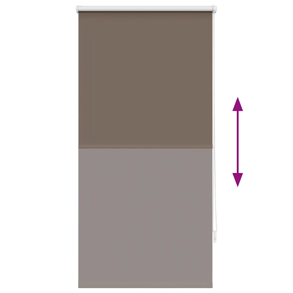 Tenda a rullo oscurante 64,4x120 cm Tessuto Larghezza 60 cm Caffè 240743