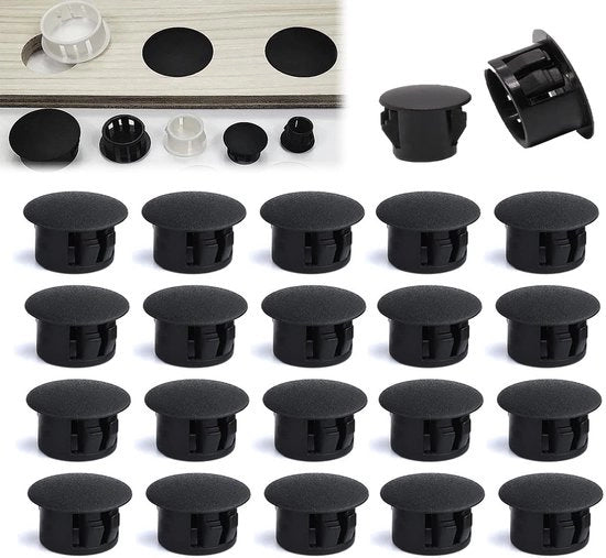 Stoppi per fori in plastica - 30 mm - 12 pezzi - Grip robusto - PE - Stoppi per forature in plastica