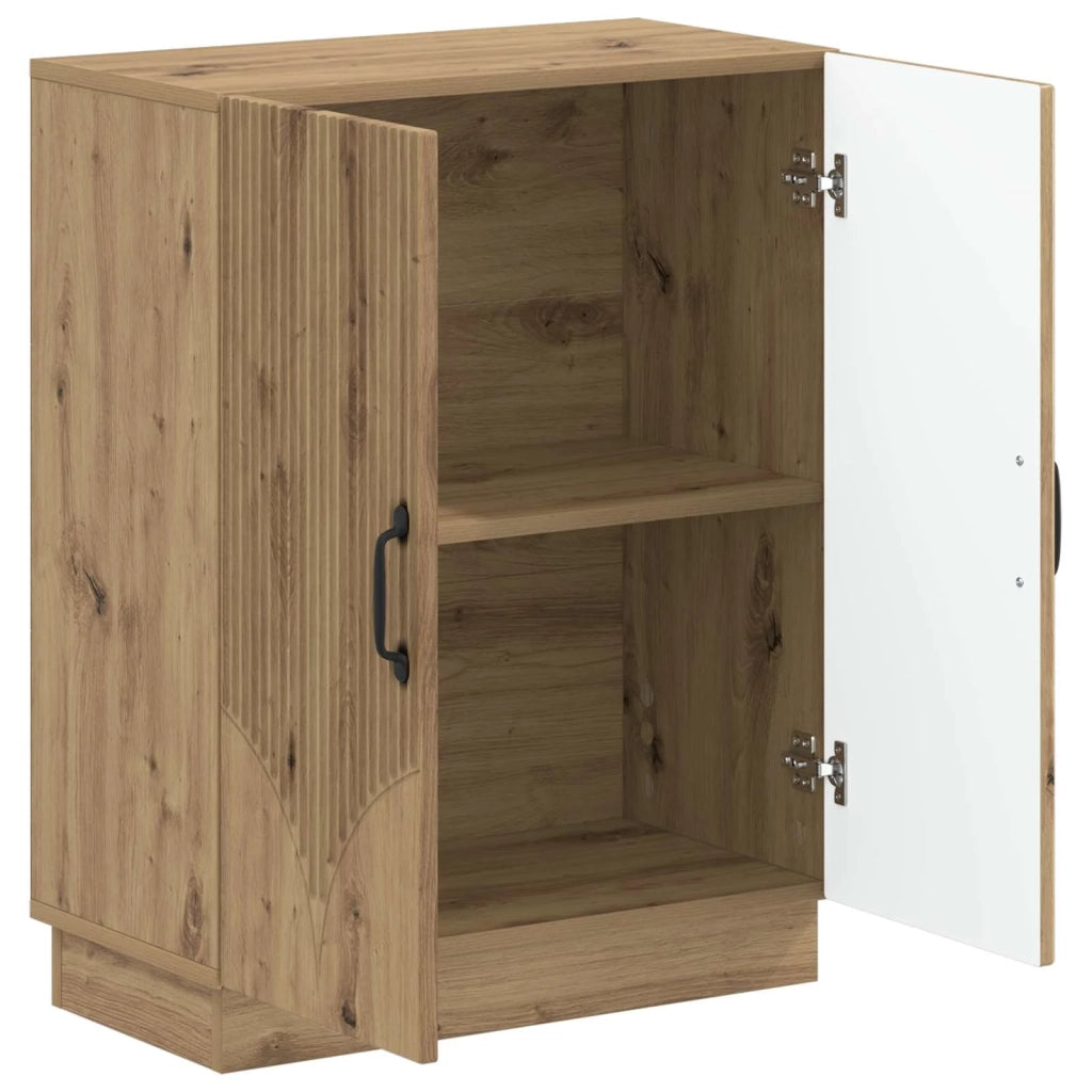 Mobiletto da Bagno HOORN Rovere Artigianale 59,5 x 31 x 77 cm 897284