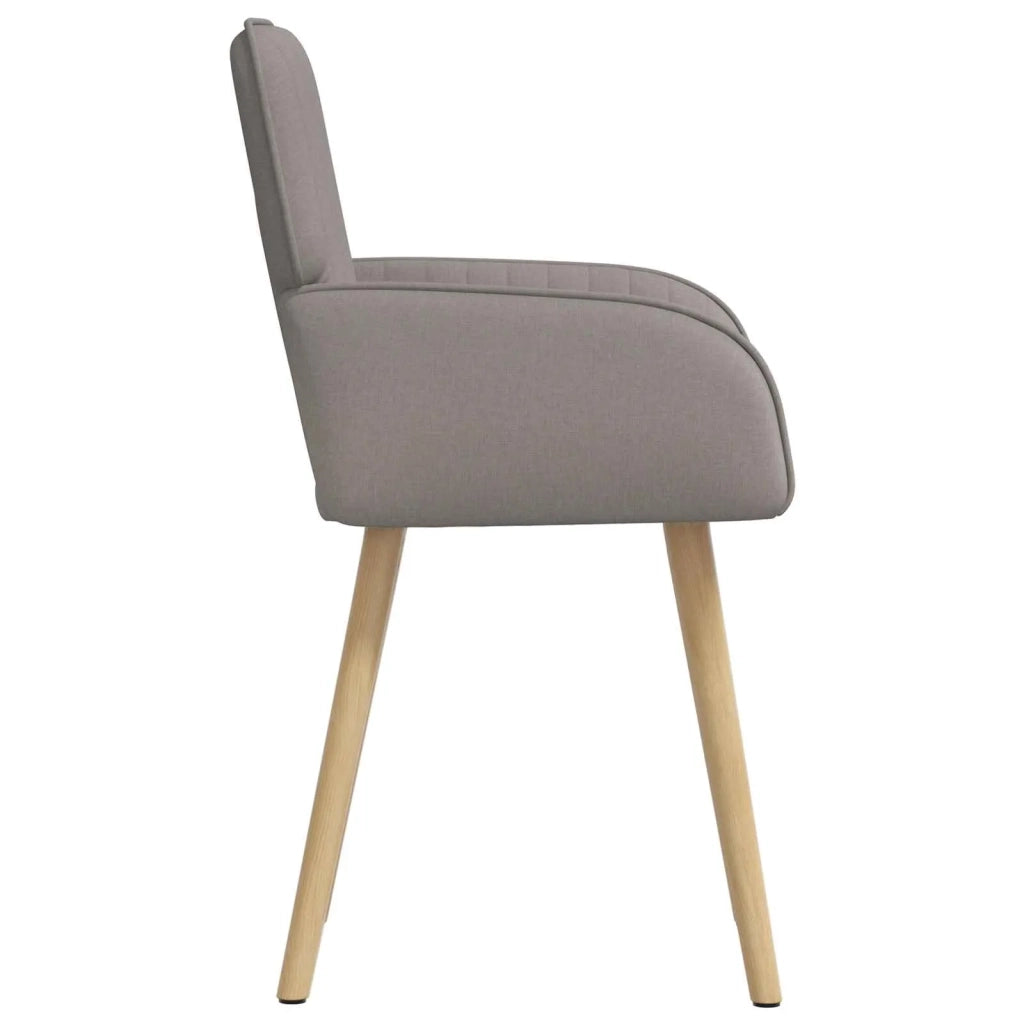 Sedie da pranzo 6 pz Tessuto Tortora 56,5 x 50 x 87,5 cm 3428206