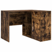 Scrivania | Tavolo da Ufficio ad angolo con cassetto Rovere fum¨¦ 102 x 88 x 75 cm