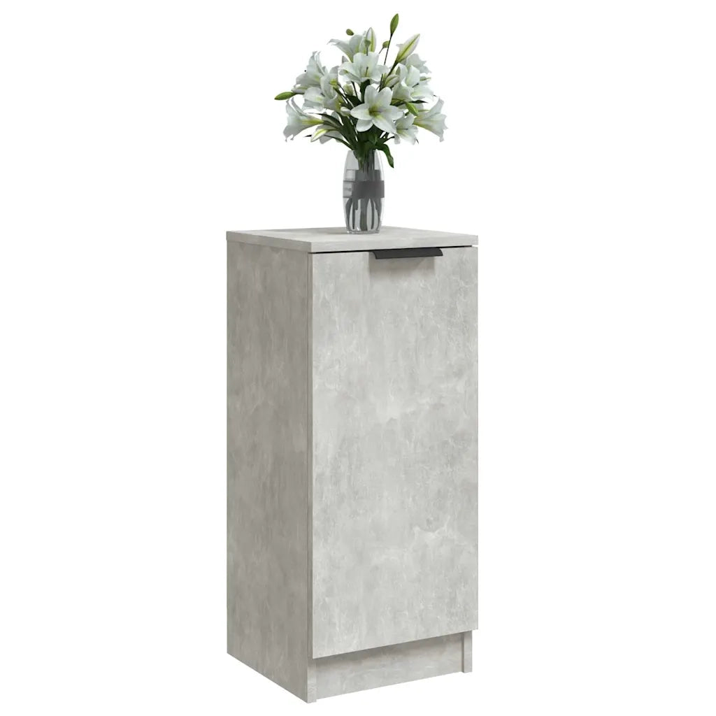 Credenza Grigio Cemento 30x30x70 cm in Legno Multistrato 811141