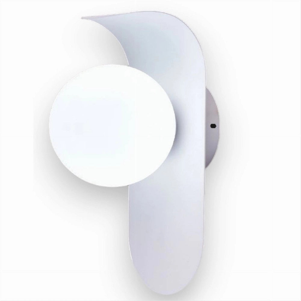 Trade Shop - Applique Da Parete Moderno Lampada Decorativa In Metallo Con Sfera Vetro G9 Aq46 -
