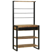 Mensola da cucina-Scaffale da Cucina Marrone 80 x 40 x 160 cm