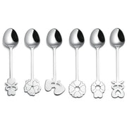 Guzzini Set 6 Cucchiaini da Te' Acciaio Inox 18-10 Zelda