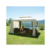 Set tende laterali di ricambio MOIA per gazebo in alluminio 3x4 m