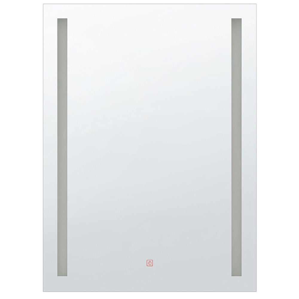 Specchio da parete a LED sospeso 70 x 90 cm rettangolare moderno vintage vanity bagno trucco camera da letto