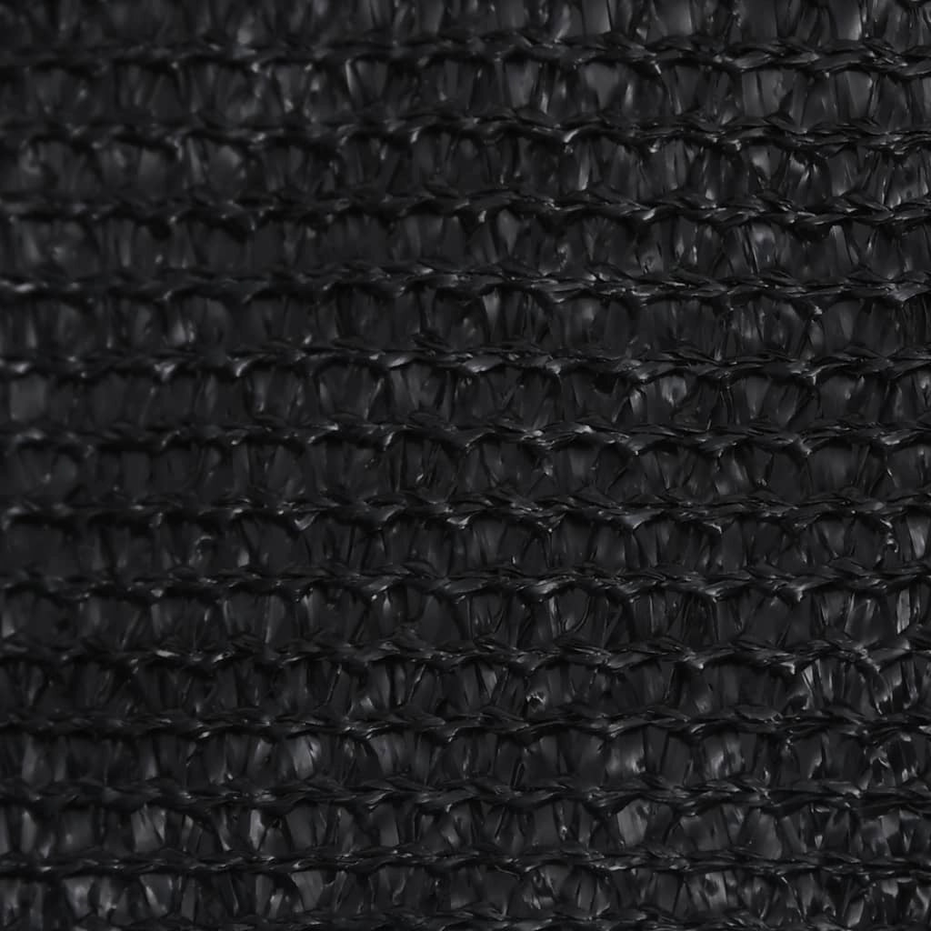 Vela ombreggiante/ombrellone 160 g/m² 4,5 x 4,5 m HDPE nero 02_0009207