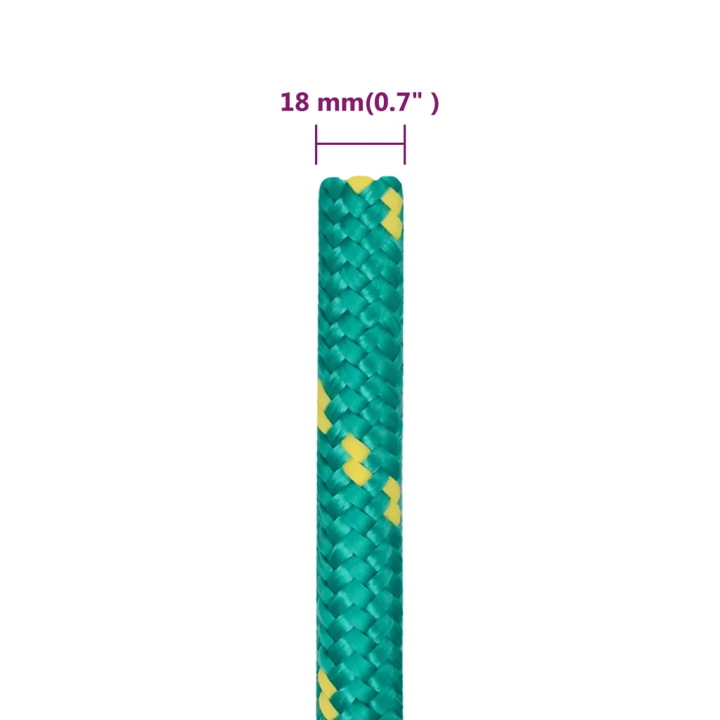 Corda per barca Verde 18 mm 50 m in Polipropilene 152736