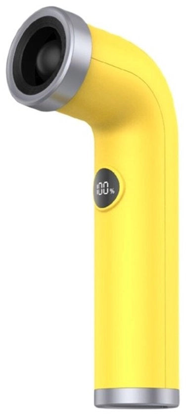 Ventilatore USB portatile, ventilatore da tavolo, ventilatore manuale veloce e silenzioso con collo retrattile - Giallo