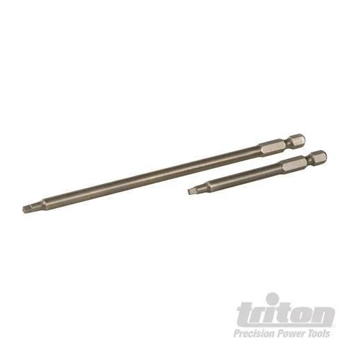 Set di punte per Trapano a codolo quadrato 76 mm e 152 mm, 2 pezzi Triton