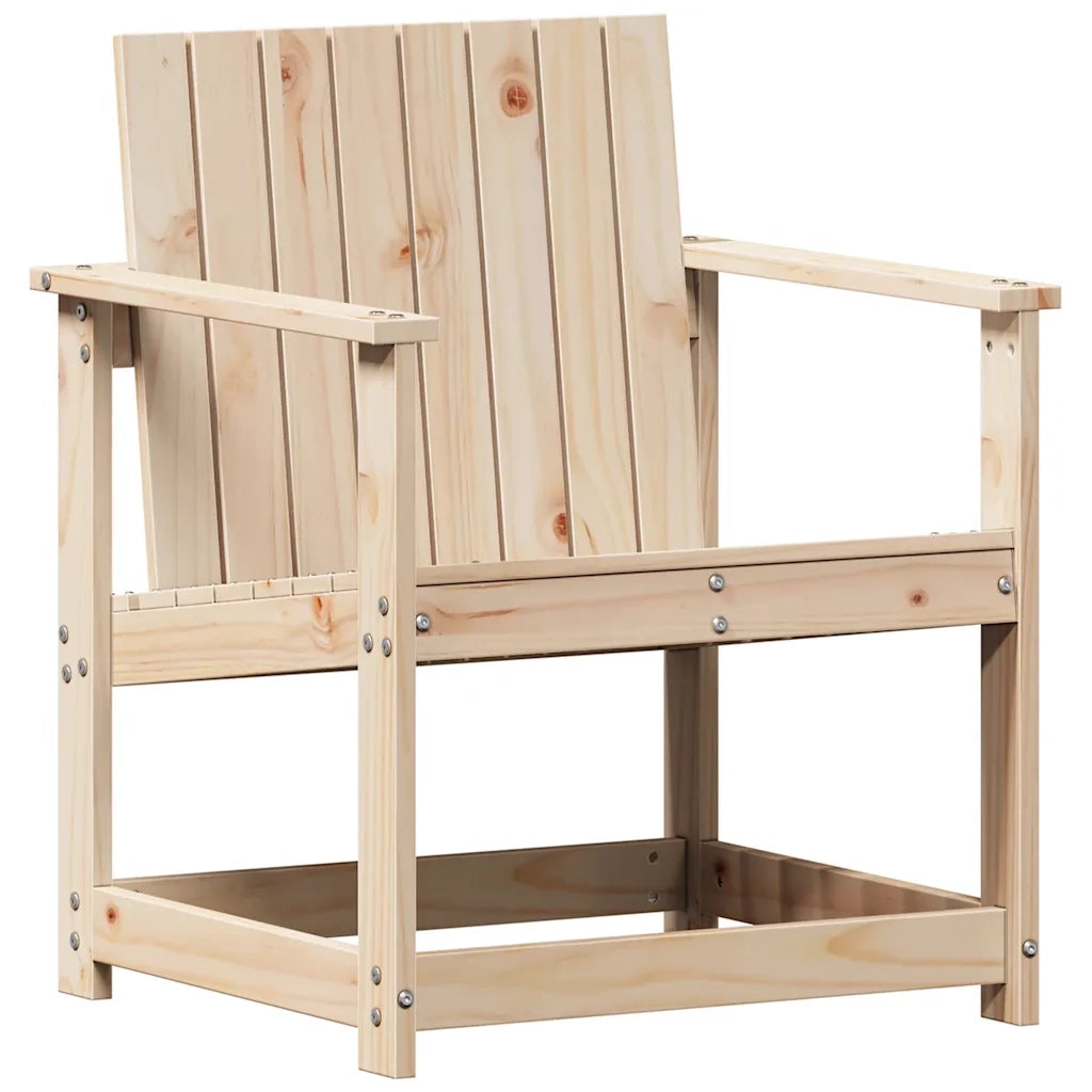 Set Salotto da Giardino 3 pz in Legno Massello di Pino 832630
