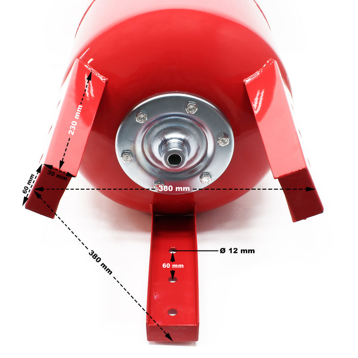 Vaso di espansione 100 l verticale per impianti idrici, sistemi autoclave, con membrana EPDM