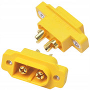 Connettore Maschio XT60E-M Amass – Alta Corrente 30A/60A | Nylon/PA, Placcato Oro, M2.5 | Compatibile con Presa XT60