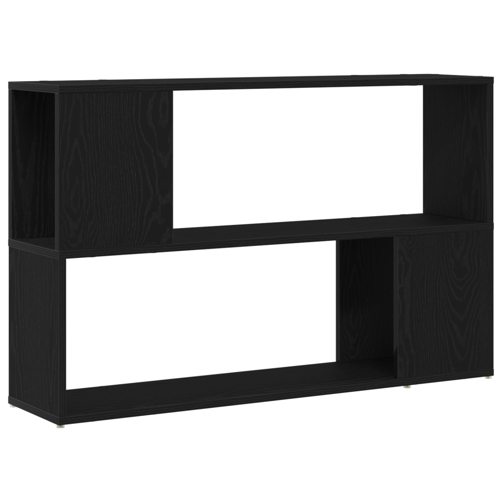 Libreria  Nero Rovere 100x24x63 cm in Legno Ingegnerizzato