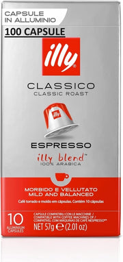 100 capsule caffè illy tostato classico in capsule compatibili 25450
