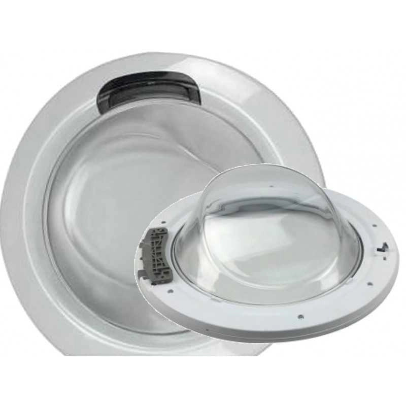 PORTA SPORTELLO OBLO\' COMPLETO di cerniera LAVATRICE CANDY HOOVER ZEROWATT HCS - Candy Hoover Iberna Zerowatt