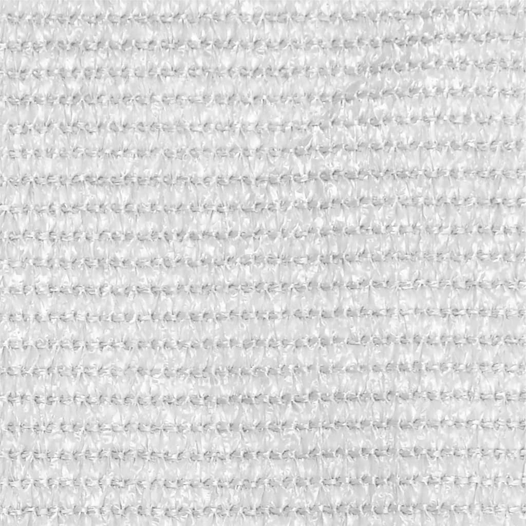 Schermo per balcone schermo per la privacy 120 x 500 cm HDPE bianco 02_0010044
