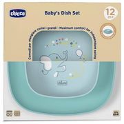 Chicco Set Pappa Ciotola e Piatto Piano 12m+ Utilizzabile nel Microonde