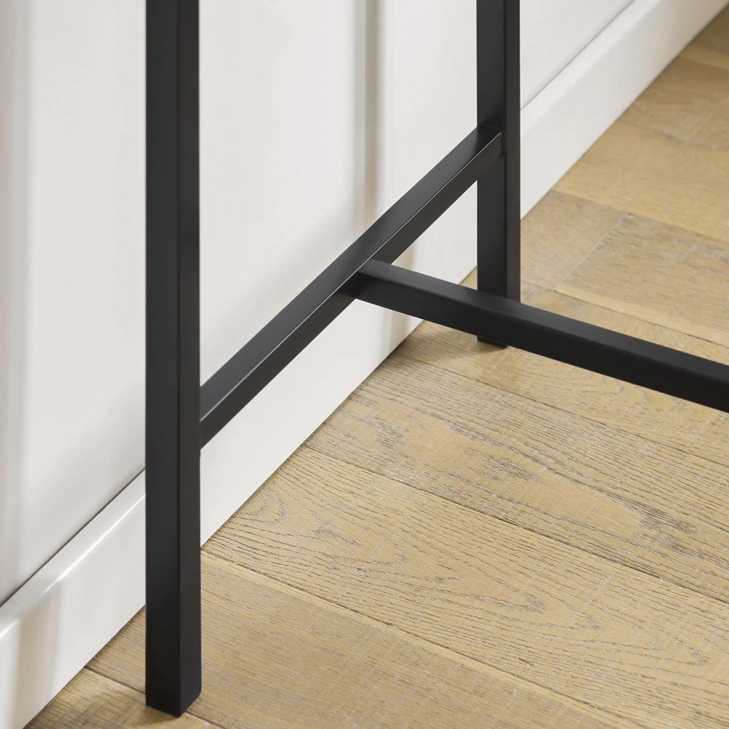 Set 3 Pezzi Tavolo con 2 sgabelli Mobile Bar per casa Stile Industriale Grigio, L80*P50*A88cm, Legno OGT10-N