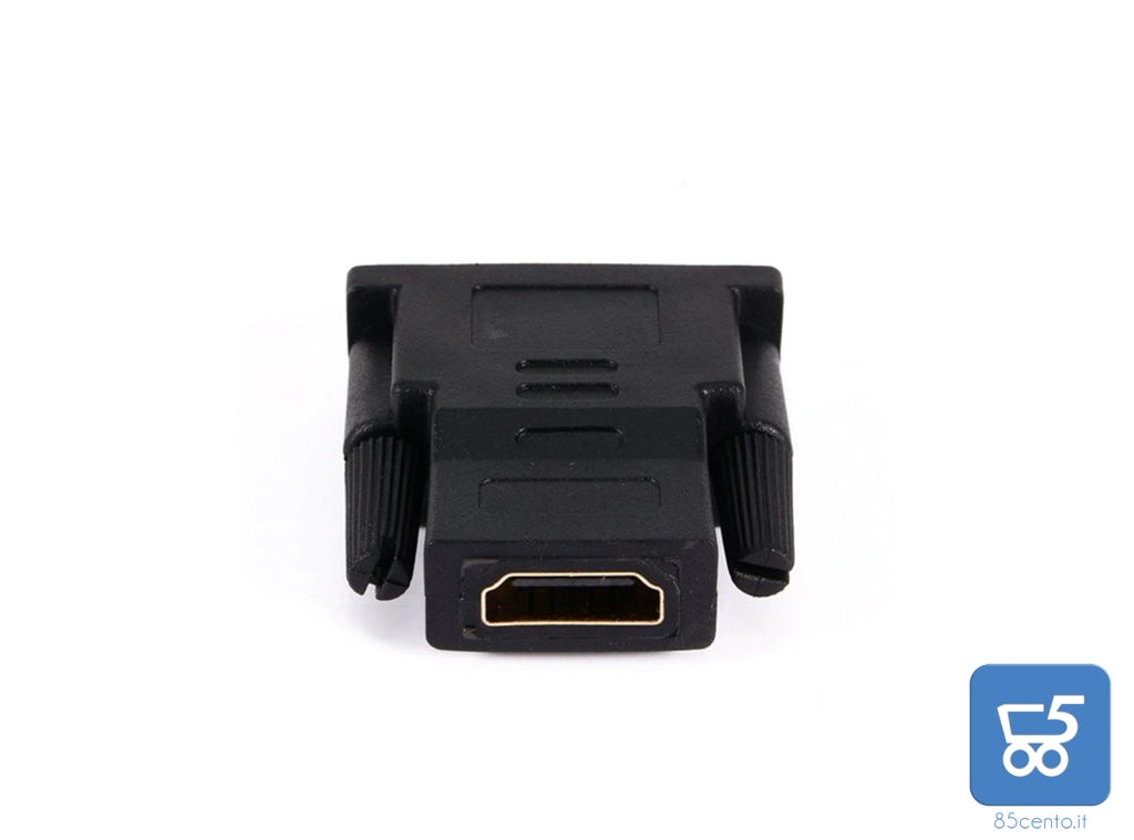Adattatore DVI-I Dual Link Maschio (24+5) a HDMI Femmina 2K 4K FullHD