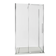 Box doccia due lati anta scorrevole senza profili 8mm h200 brenta, misura 70x120
