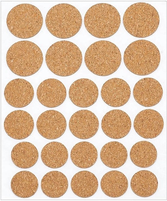 Pads di protezione autoadesivi per mobili - 560 pezzi - 20 fogli - Dimensioni 18/20/25 mm - Dischi di protezione per rubinetti - Per porte di armadi/tavoli/ sedie