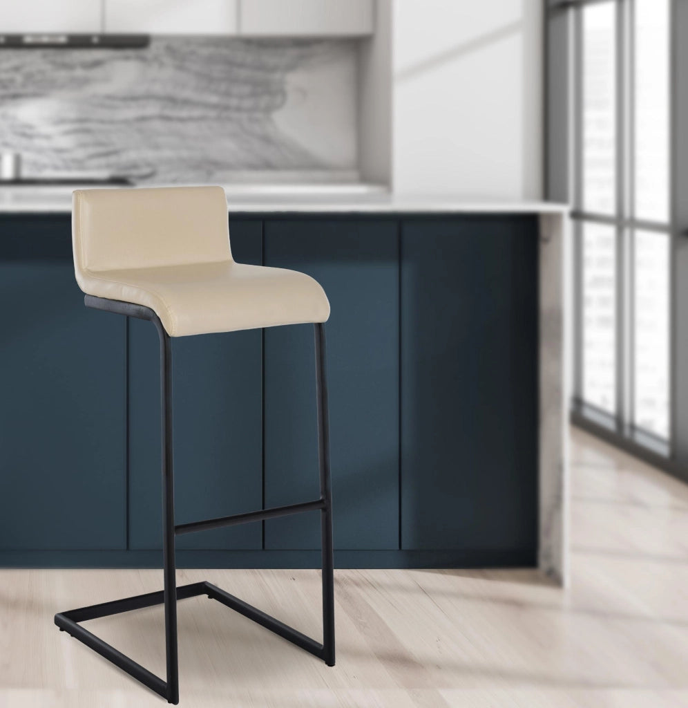 Sgabello da bar Newport in ecopelle B 1