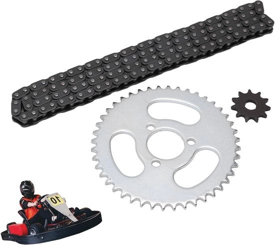 Set di Cinghie per Bicicletta - Cinghia T8F - 11T/44T Cinghie - Acciaio - Sostenibile - Set Completo - Set di Cinghie