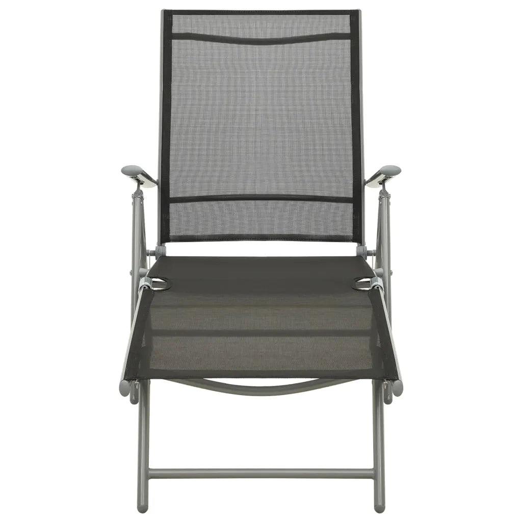 Set Divani da Giardino 3 pz in Textilene e Alluminio Argento cod mxl 35222