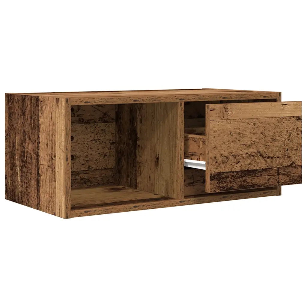 vidaXL Mobili Porta TV 2 pz Legno Antico 60x31x25,5 cm in Truciolato