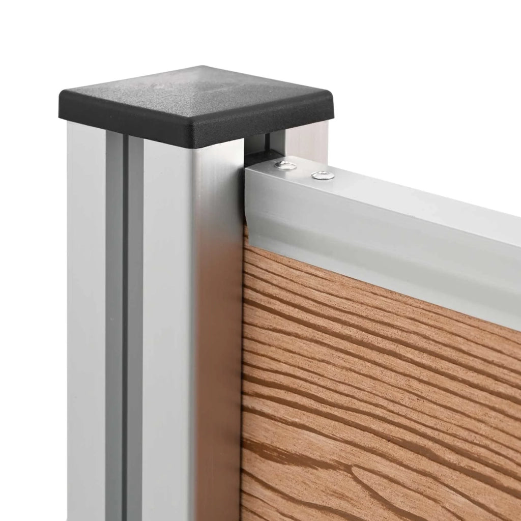 Recinzione Contenitore per Rifiuti Marrone 85 x 85 x 115 cm 42039183