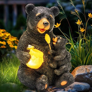 Decorazione solare per giardino - Liefdevolle Beer - Decorazione di giardino unica - Regalo - Esterno - Plastica - 25 cm