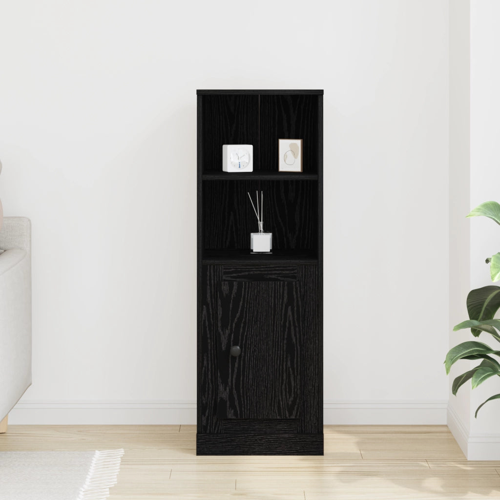Highboard Rovere Nero 36x35.5x103.5 cm Legno ingegnerizzato