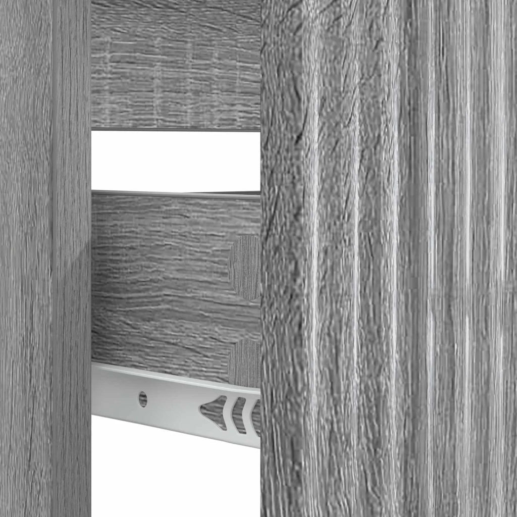 Armadio per Lavabo da Bagno HOORN Sonoma grigio 82 x 41 x 56 cm 897241