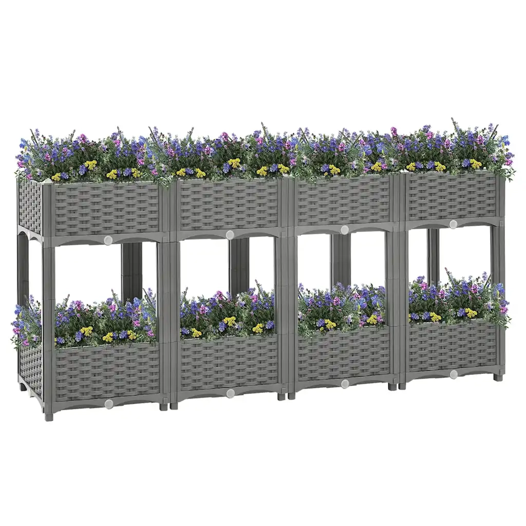 Fioriera Rialzata 160x40x71 cm in Polipropilene 153300