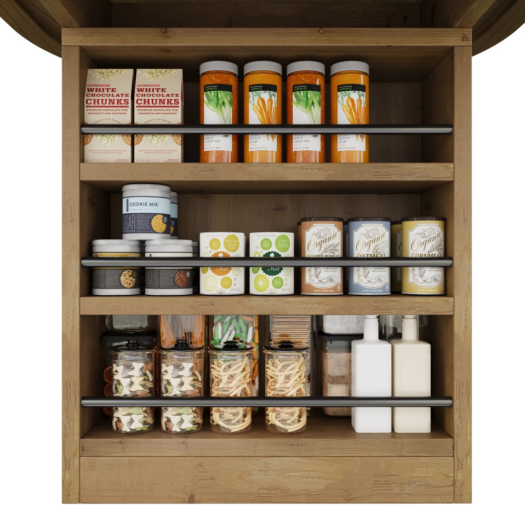 Tavolo da pranzo allungabile con vani aperti - per sala da pranzo - in MDF - rovere