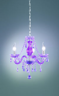 Lampadario da Interno  E14 in Metallo Cromo