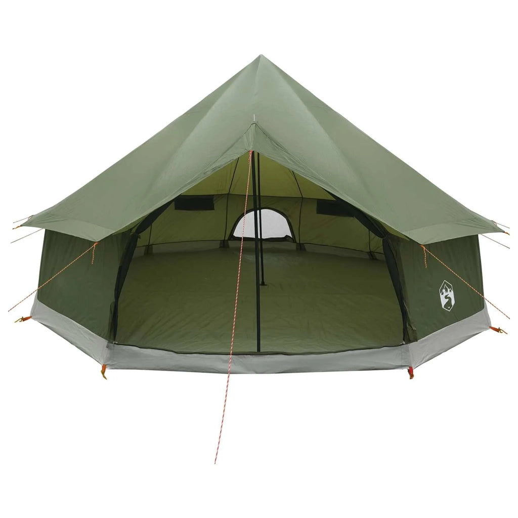 Tenda Tipi Verde Oliva 400 x 400 x 250 cm Poliestere e Acciaio 42029028